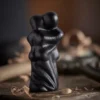 Morsø skulptur støbejern "Et kram fra mig til dig" 13 cm