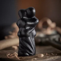 Morsø skulptur støbejern "Et kram fra mig til dig" 13 cm