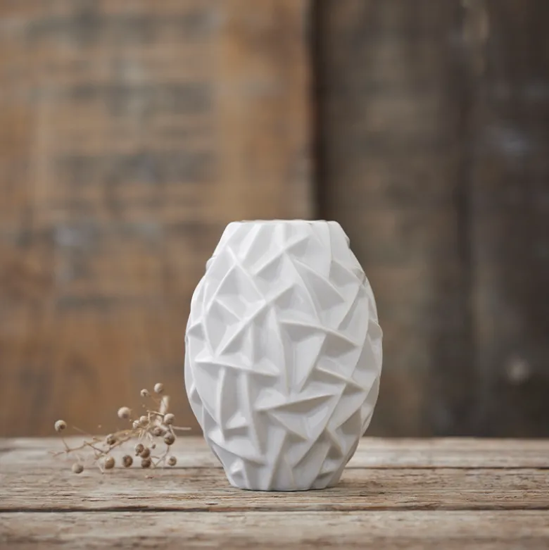 Morsø Willow vase hvid H 16 cm