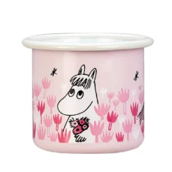 Mumi by Muurla piger emaljekrus lyserød/pink 25 cl
