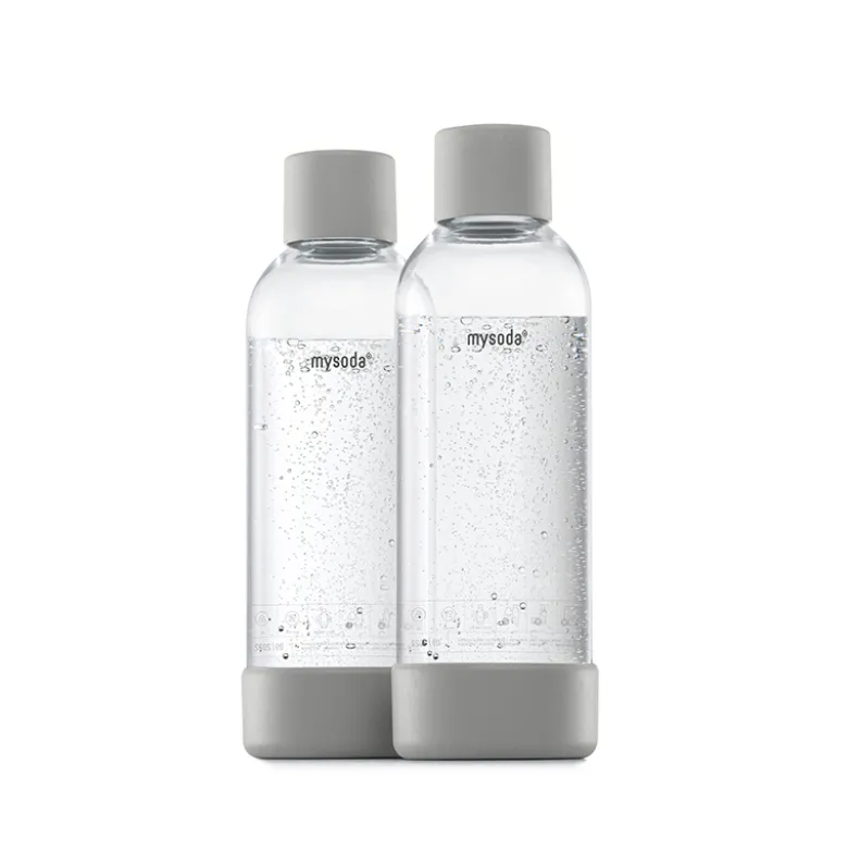 MySoda Woody flaske grå 2 stk. 1 liter