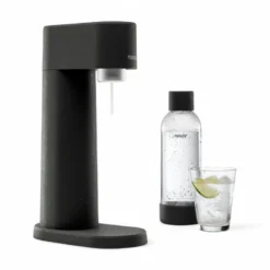 MySoda Woody sodavandsmaskine sort inkl. flaske + kulsyrepatron