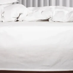 Night & Day Percale flad lagen hvid 240x260 cm