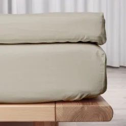 Night & Day Percale kuvertlagen sand 90x200 cm