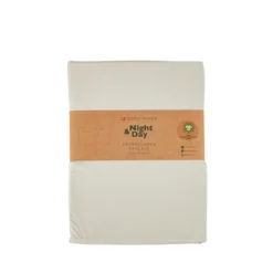 Night & Day Percale kuvertlagen sand 90x200 cm