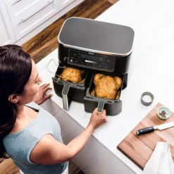 Ninja Foodi AF451 airfryer Max Dual Zone inkl. termometer 9,5 liter