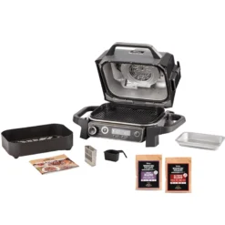 Ninja Woodfire Ninja OG701 Woodfire elgrill og røgeovn sort 2400 watt