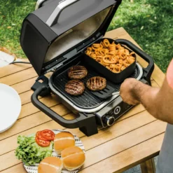 Ninja Woodfire Ninja OG701 Woodfire elgrill og røgeovn sort 2400 watt