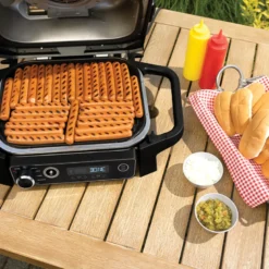 Ninja Woodfire Ninja OG701 Woodfire elgrill og røgeovn sort 2400 watt