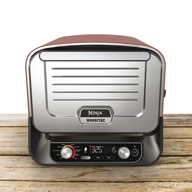 Ninja Woodfire OO101EU udendørs elektrisk grill & røgeovn 2400 watt