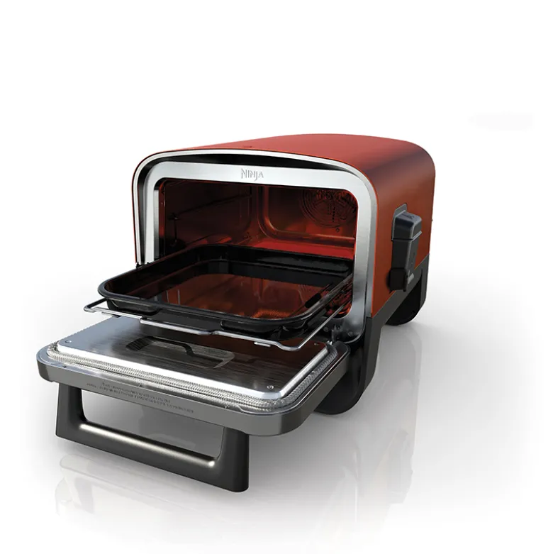 Ninja Woodfire OO101EU udendørs elektrisk grill & røgeovn 2400 watt