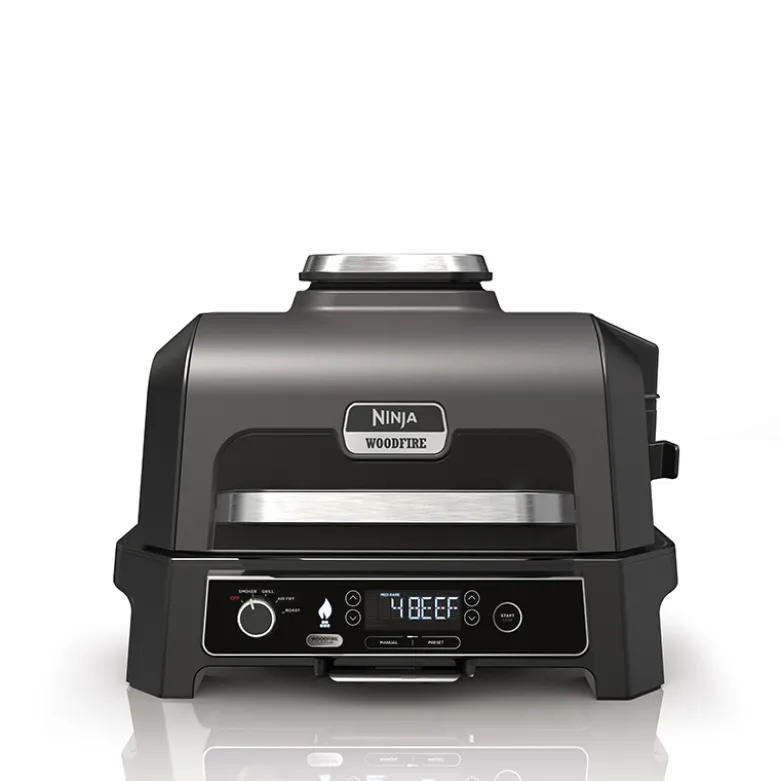 Ninja Woodfire Pro Connect XL OG850EUA elektrisk grill sort