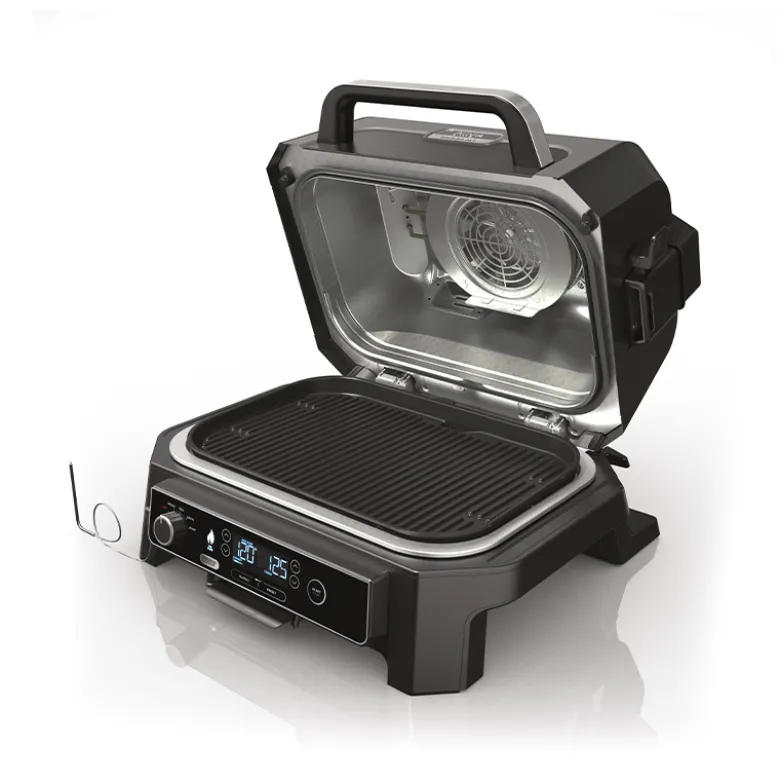 Ninja Woodfire Pro Connect XL OG850EUA elektrisk grill sort