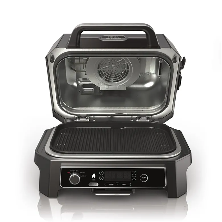 Ninja Woodfire Pro Connect XL OG850EUA elektrisk grill sort