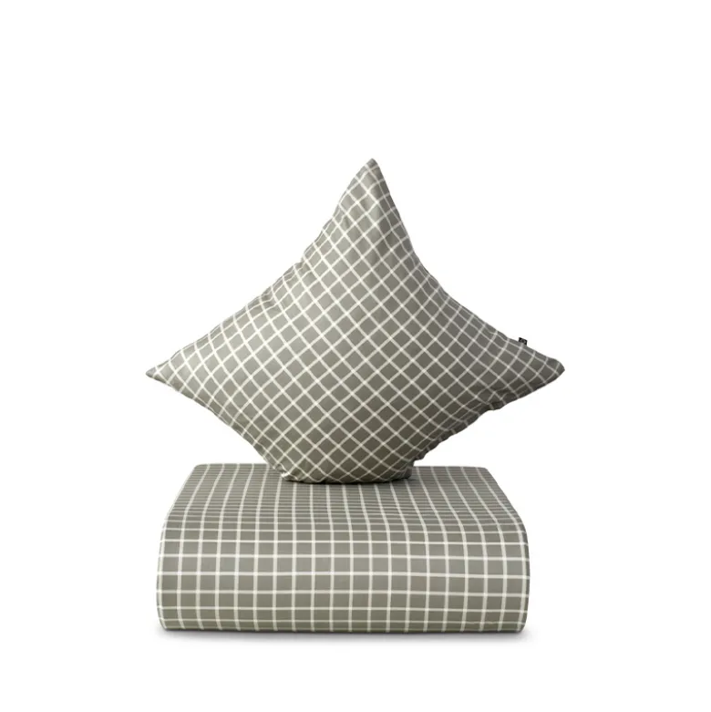 Nordisk Tekstil Folke Sengesæt oliven 140 x 220 cm