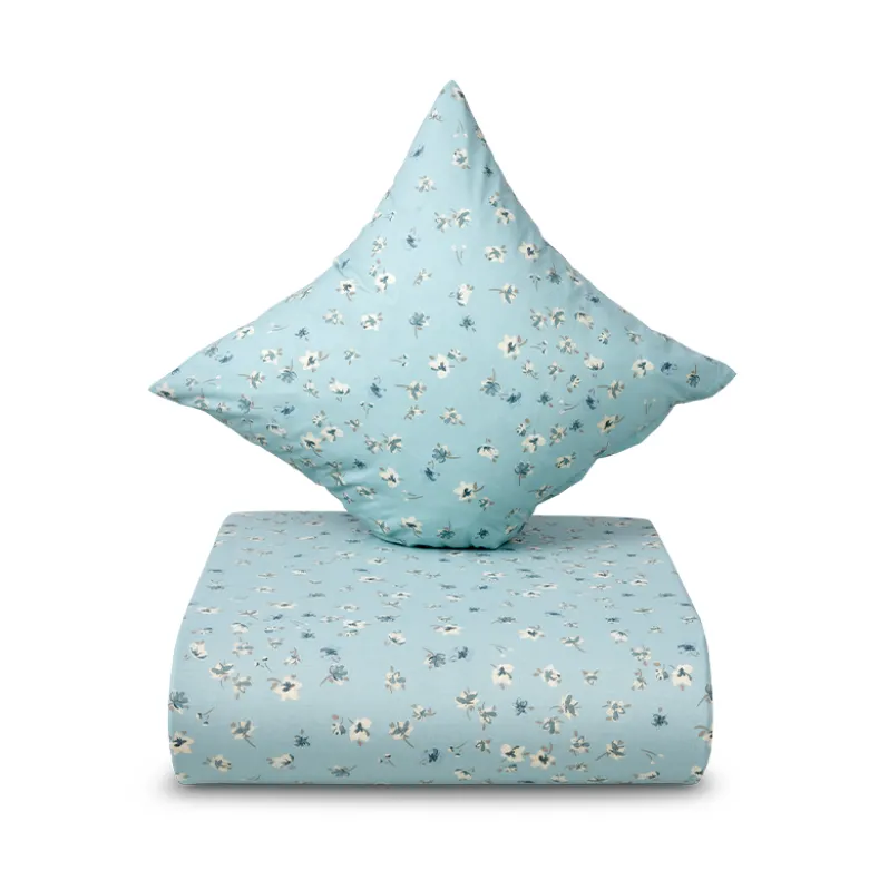 Nordisk Tekstil Garden Flower sengetøj grøn 140x220 cm