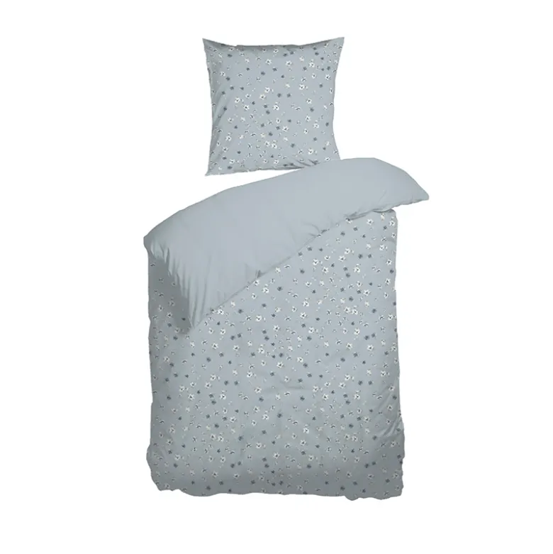 Nordisk Tekstil Garden Flower sengetøj blå 140x220 cm