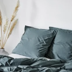 Nordisk Tekstil Kelly sengesæt mørkegrøn 140X200 cm