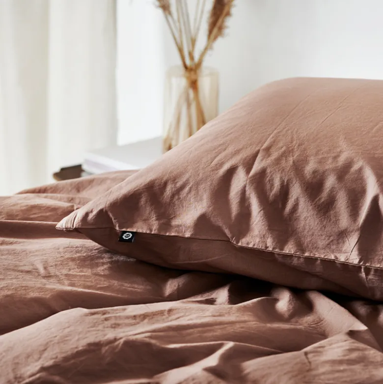 Nordisk Tekstil Kelly sengesæt raw umber 140x200 cm