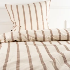 Nordisk Tekstil Kelly sengesæt beige 140x200 cm