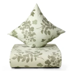 Nordisk Tekstil New Leaves sengetøj grøn 140x220 cm