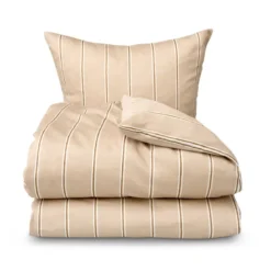Nordisk Tekstil River sengetøj taupe 140x220 cm