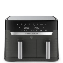 OBH Nordica Dual Easy Fry & Grill airfryer black