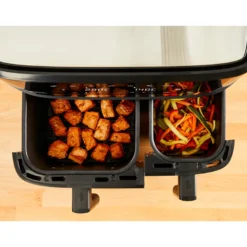 OBH Nordica Dual Easy Fry & Grill airfryer black