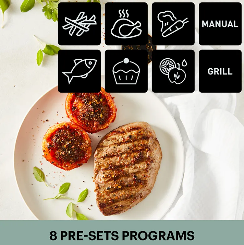 OBH Nordica Dual Easy Fry & Grill airfryer black