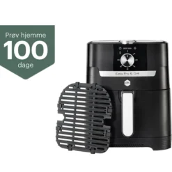 OBH Nordica Easy Fry & Grill Classic 2in1 airfryer black 4,2 liter