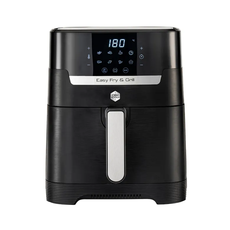 OBH Nordica Easy Fry & Grill Precision airfryer 2in1 black digital