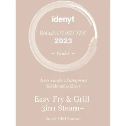 OBH Nordica Easy Fry & Grill steam 3in1 XXL airfryer