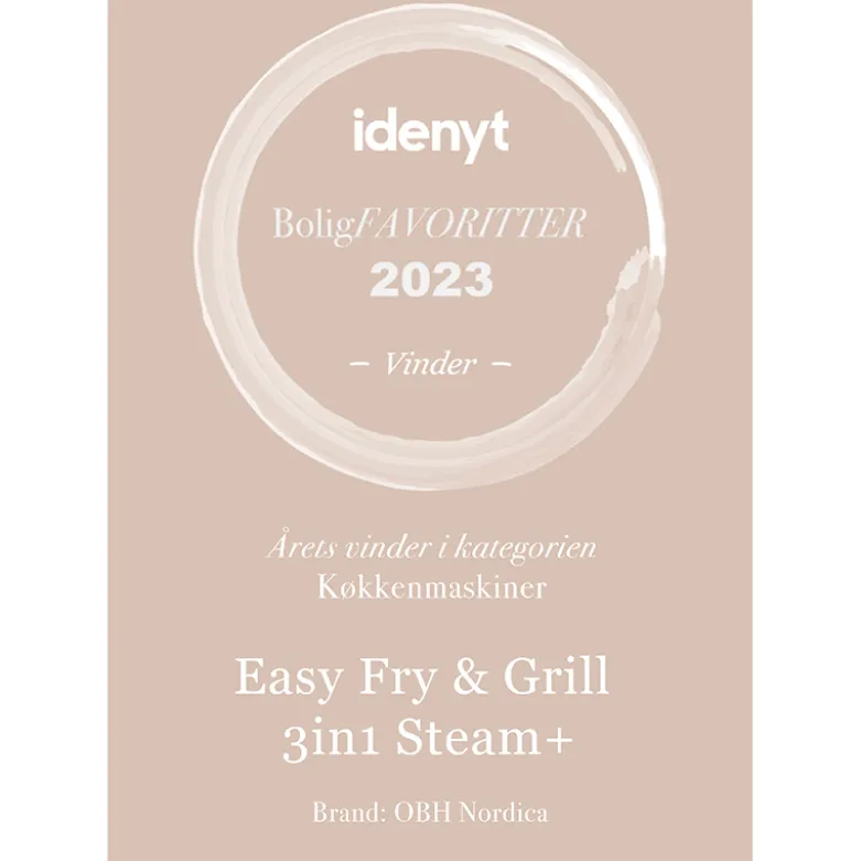 OBH Nordica Easy Fry & Grill steam 3in1 XXL airfryer