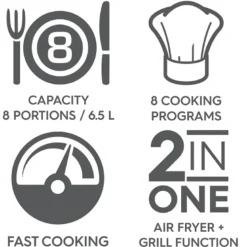 OBH Nordica Easy Fry & Grill XXL 2in1 airfryer