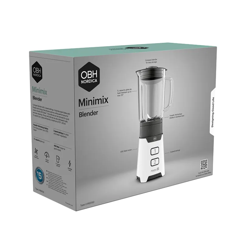 OBH Nordica Minimix blender 1 liter 400 watt