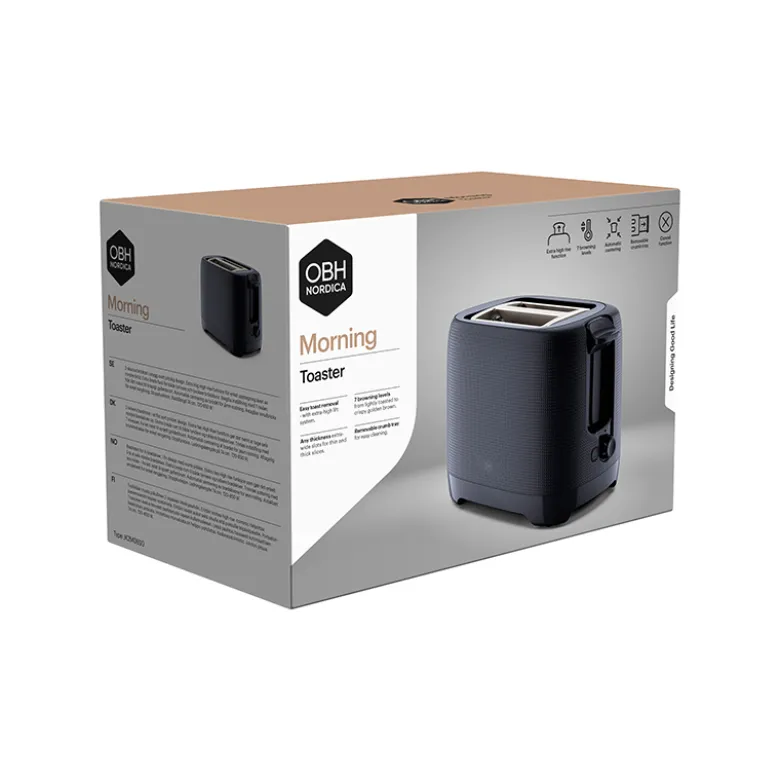 OBH Nordica Morning brødrister 850 watt