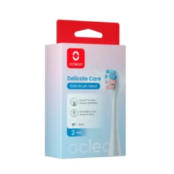 Oclean børstehoved kids 2-pak hvid