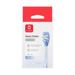 Oclean Easy Clean børstehoved blå 2 stk.