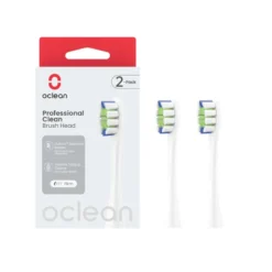 Oclean Professional Clean børstehoved hvid 2 stk.