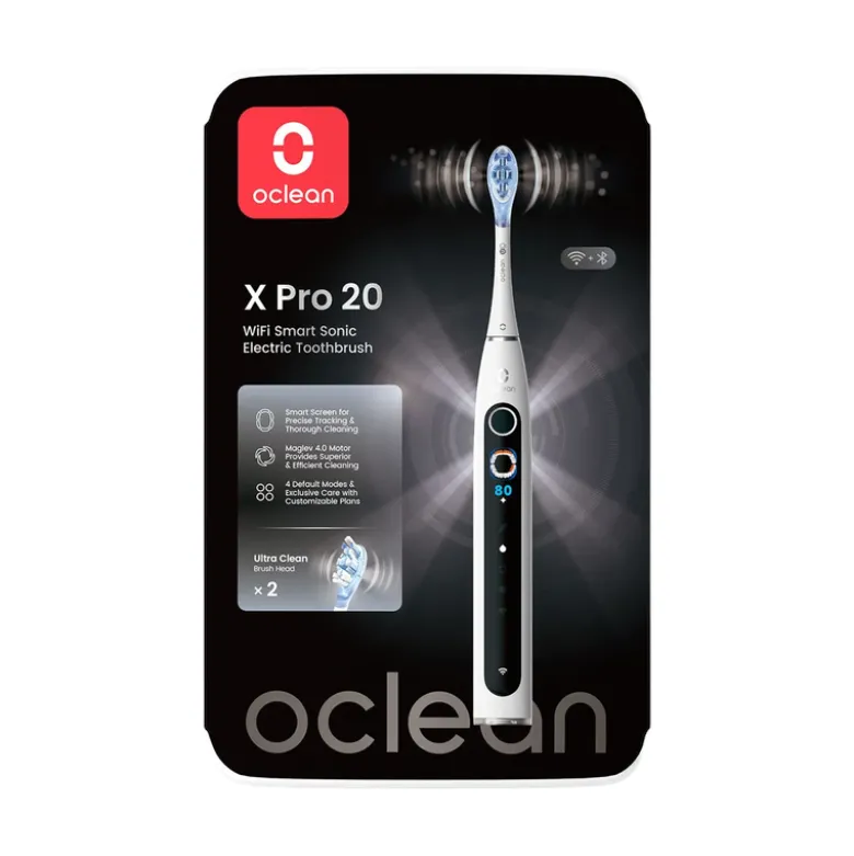 Oclean X Pro 20 elektrisk tandbørste hvid