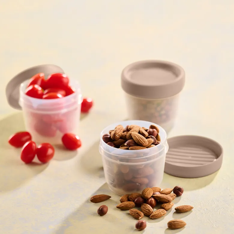 Opbevaringsboks 3 stk. assorterede farver
