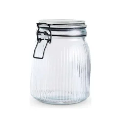 Opbevaringsglas med låg 0,9 liter