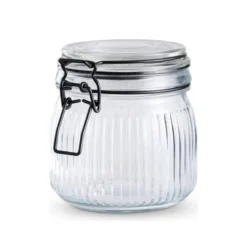 Opbevaringsglas med låg 0,5 liter