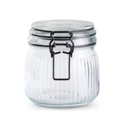 Opbevaringsglas med låg 0,5 liter