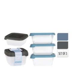 Opbevaringssæt 3 stk. 0,5 liter assorteret