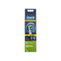 Oral-B CrossAction tandbørstehoveder hvid 5 stk.
