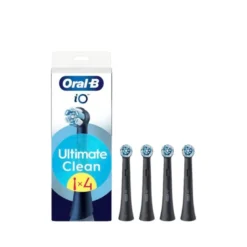 Oral-B iO Ultimate Clean tandbørstehoveder sort 4 stk.