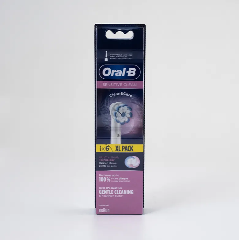 Oral-B Sensitive Clean tandbørstehoveder 6 stk.