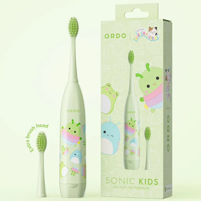 Ordo Sonic Kids batteri tandbørste grøn