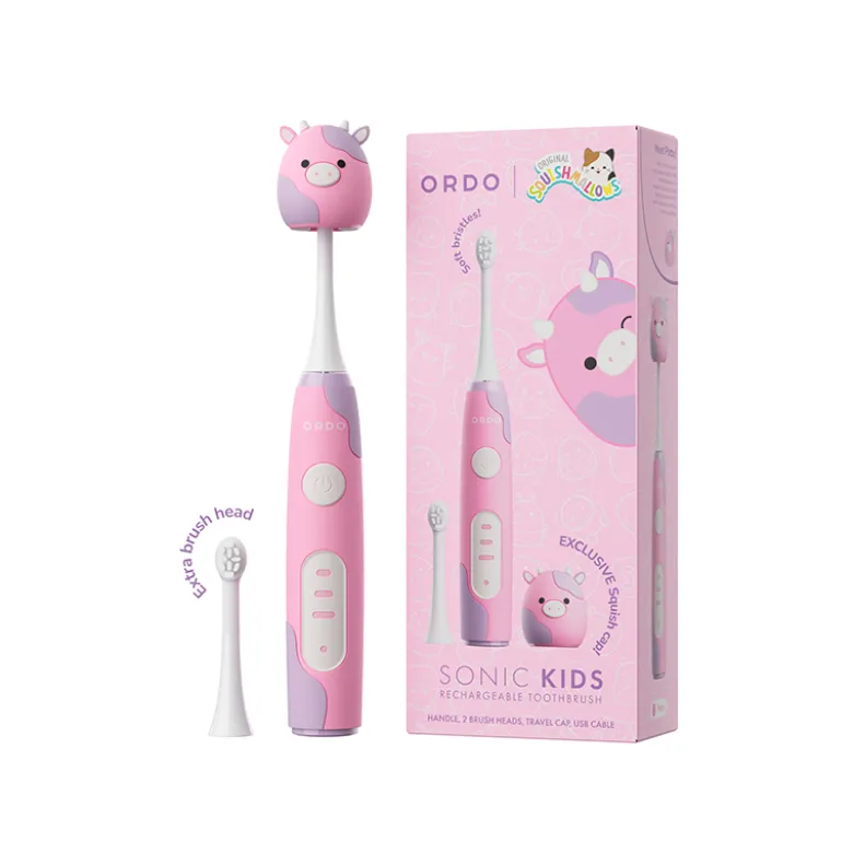 Ordo Sonic Kids genopladelig el-tandbørste pink